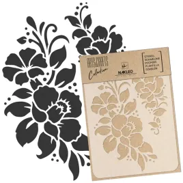 szablon-malarski-scrapbooking-craft-kwiaty-ramka-2-a3-30x42cm