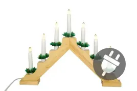 swiateczna-dekoracja-drewniany-swiecznik-7-diod-led