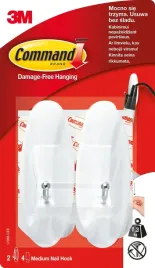 command-3m-haki-srednie-metalowy-uchwyt-2szt-17068