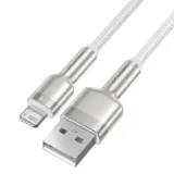 kabel-usb-do-lightning-baseus-cafule-2-4a-1m-bialy-dlugosc-przewodu-1-m-stan-nowy