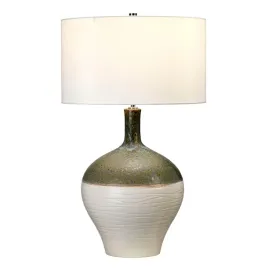 klasyczna-lampa-stojaca-eden-park-tl-z-abazurem-zielona-biala