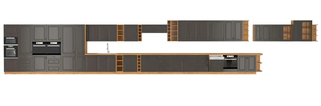 meble-kuchenne-stilo-grafit-artisan-250cm