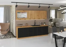 meble-kuchenne-modena-i-260cm-dab-artisan-czarny-z-blatem