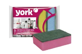 york-zmywak-kuchenny-ostry-gabka-do-naczyn-duza-maxi-5-sztuk