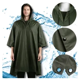 peleryna-przeciwdeszczowa-ponczo-gruby-plaszcz-khaki-kaptur-mata-namiot-3w1