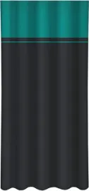 zaslona-gotowa-na-zabki-160x250-na-tasmie-stylowa-czarno-turkusowa