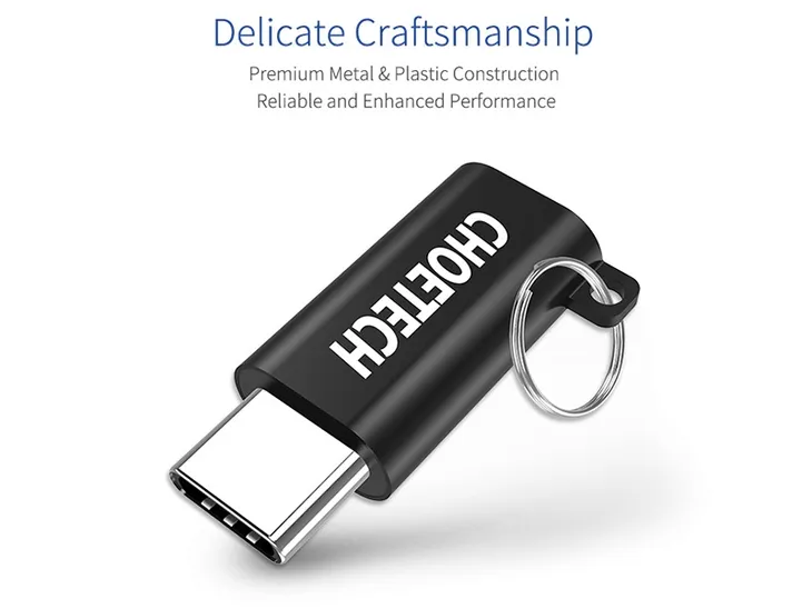 adapter-przejsciowka-choetech-micro-usb-usb-c-typ-c-czarny