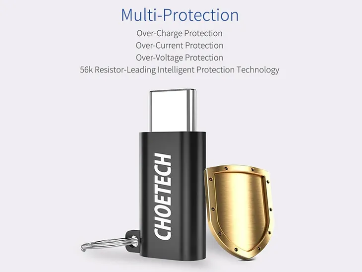 adapter-przejsciowka-choetech-micro-usb-usb-c-typ-c-czarny