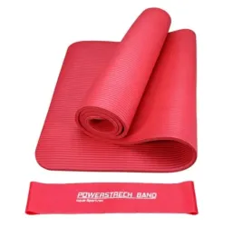 aqua-sport-powerstrech-zestaw-mata-nbr-mini-band-guma-oporowa-red