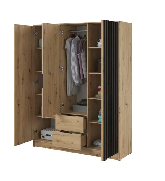 szafa-nelly-3d-szuflady-155cm-dab-artisan-glebokosc-mebla-51-cm