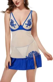 seksowna-bielizna-babydoll-koszulka-nocna-bielizna-stringi-i-maska-3xl-4xl