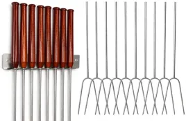 widelki-nierdzewne-na-ognisko-kijki-widelec-10szt-kolor-orzech-inox-145cm