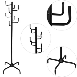 stojacy-wieszak-na-ubrania-czarny-do-przedpokoju-na-kurtki-stojak-metalowy