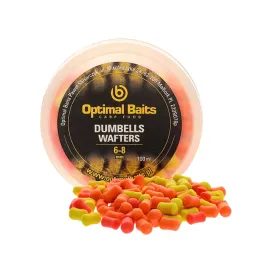 optimal-baits-dumbells-wafters-pomarancza-and-czekolada-6-8mm-method-feeder