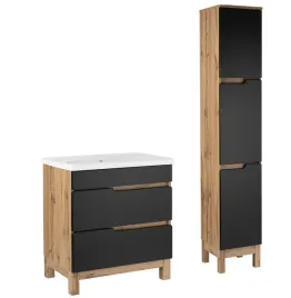 zestaw-lazienkowy-80cm-2s-alma-slupek-dab-wotan-czarny-mat
