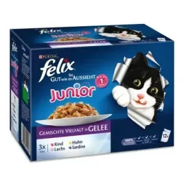 karma-mokra-dla-kociat-do-12-miesiaca-zycia-felix-junior-12x85g