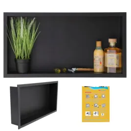 polka-wnekowa-czarna-z-kolnierzem-60x30x7-cm-stal-nierdzewna