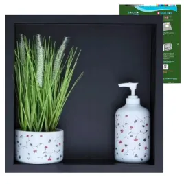 polka-wnekowa-czarna-z-kolnierzem-30x30x10-cm-stal-nierdzewna