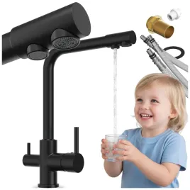 bateria-kuchenna-trojdrozna-kran-do-filtra-wody-kuchni-obrotowa-czarna-flow