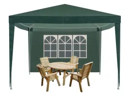 scianka-boczna-do-pawilonu-namiotu-3x2-m-z-oknem-pe-zielona-na-rzep-altana