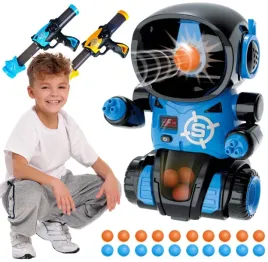 gra-zrecznosciowa-glodny-robot-strzelanie-do-celu-2-pistolety-i-kulki