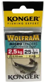 przypon-wolfram-konger-micro-25cm-25kg-2szt