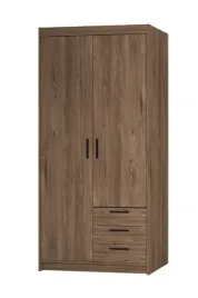 szafa-dwudrzwiowa-na-ubrania-z-szufladami-garderoba-kapri-dab-lefkas