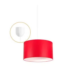 lampa-wiszaca-sufitowa-zyrandol-walec-czerwony-led