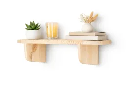 polka-scienna-drewniana-ozdobna-na-ksiazki-zabawki-do-salonu-kuchni-45x18