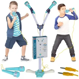 2x-mikrofon-do-karaoke-na-statywie-dla-dzieci-zestaw-efekty-dzwiekowe-led
