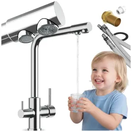 bateria-kuchenna-trojdrozna-kran-do-filtra-wody-do-kuchni-chrom-flow