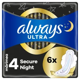 podpaski-ze-skrzydelkami-rozmiar-4-always-ultra-secure-night-6-szt