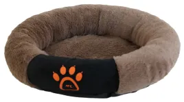 legowisko-brazowe-l-dla-psa-owalne-paw-58x58x8cm