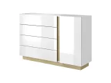 komoda-138-1d4s-arco-bialy-polysk