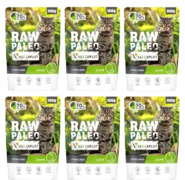 vetexpert-raw-paleo-cat-sterilised-game-6x100g