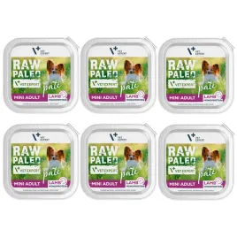 vetexpert-raw-paleo-pate-mini-adult-lamb-6x150g