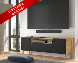 stolik-pod-tv-na-nozkach-artisan-czarny