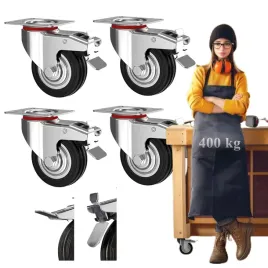 4x-kolka-obrotowe-z-hamulcem-skretne-125mm-400kg-gumowe-zestaw-do-wozka