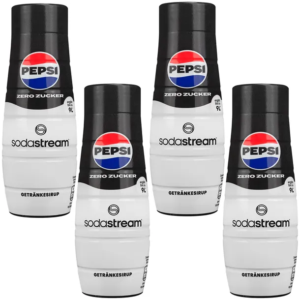 4x Syrop do SodaStream Pepsi Max Bez Cukru 440ml