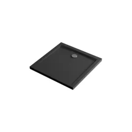 forma-x-kwadratowy-brodzik-90x90-cm-niski-czarny-mat-struktura
