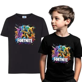 koszulka-dziecieca-fortnite-tshirt-czarny-prezent-na-urodziny-146