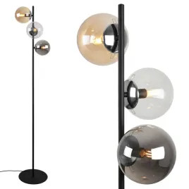 lampa-stojaca-podlogowa-czarna-chrom-loft-nowoczesna-szklane-kolorowe-kule