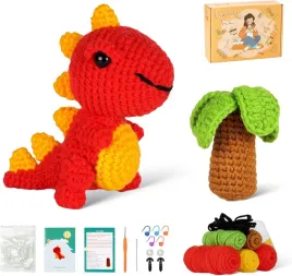 duzy-zestaw-szydelkowanie-diy-prezent-dla-dziecka-dinozaur-palma-nauka-nowy