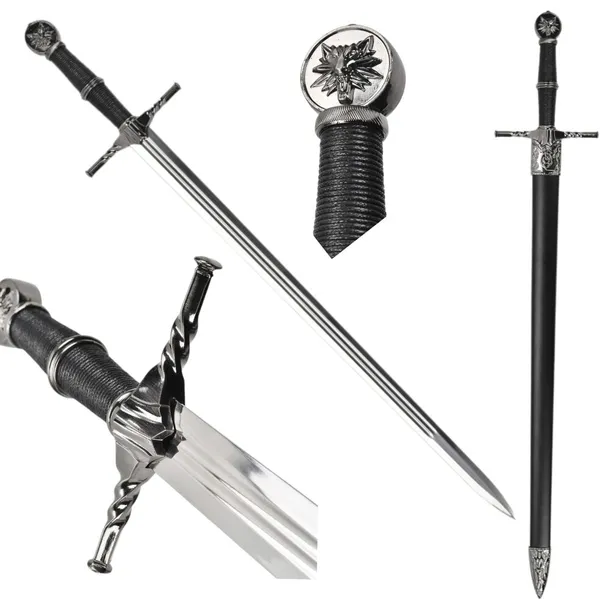 Miecz Geralta inspirowany Wiedźmin The Witcher z Pochwą 83 cm JT6406