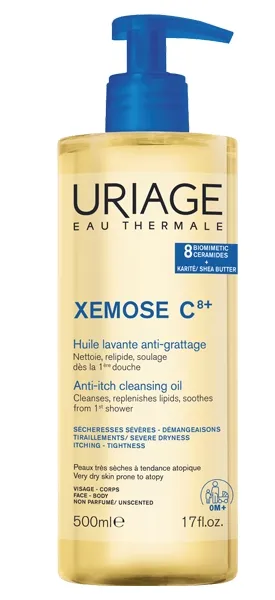 Uriage Xemose Łagodzący olejek oczyszczający 500 ml