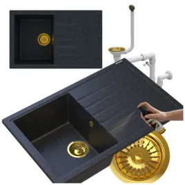 zlewozmywak-granitowy-jednokomorowy-z-ociekaczem-czarno-zloty-eris-syfon