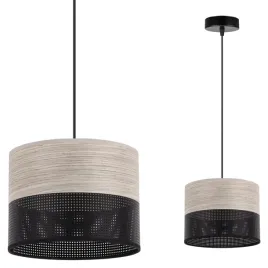 lampa-sufitowa-wiszaca-zyrandol-czarny-abazur-loft-z-fornirem-debowym-20cm