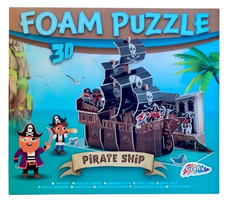 puzzle-z-pianki-3d-grafix-statek-piracki