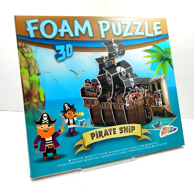 puzzle-z-pianki-3d-grafix-statek-piracki-kolekcja-3d