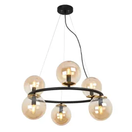 lampa-sufitowa-wiszaca-zyrandol-czarno-zloty-nowoczesny-loft-szklany-e14